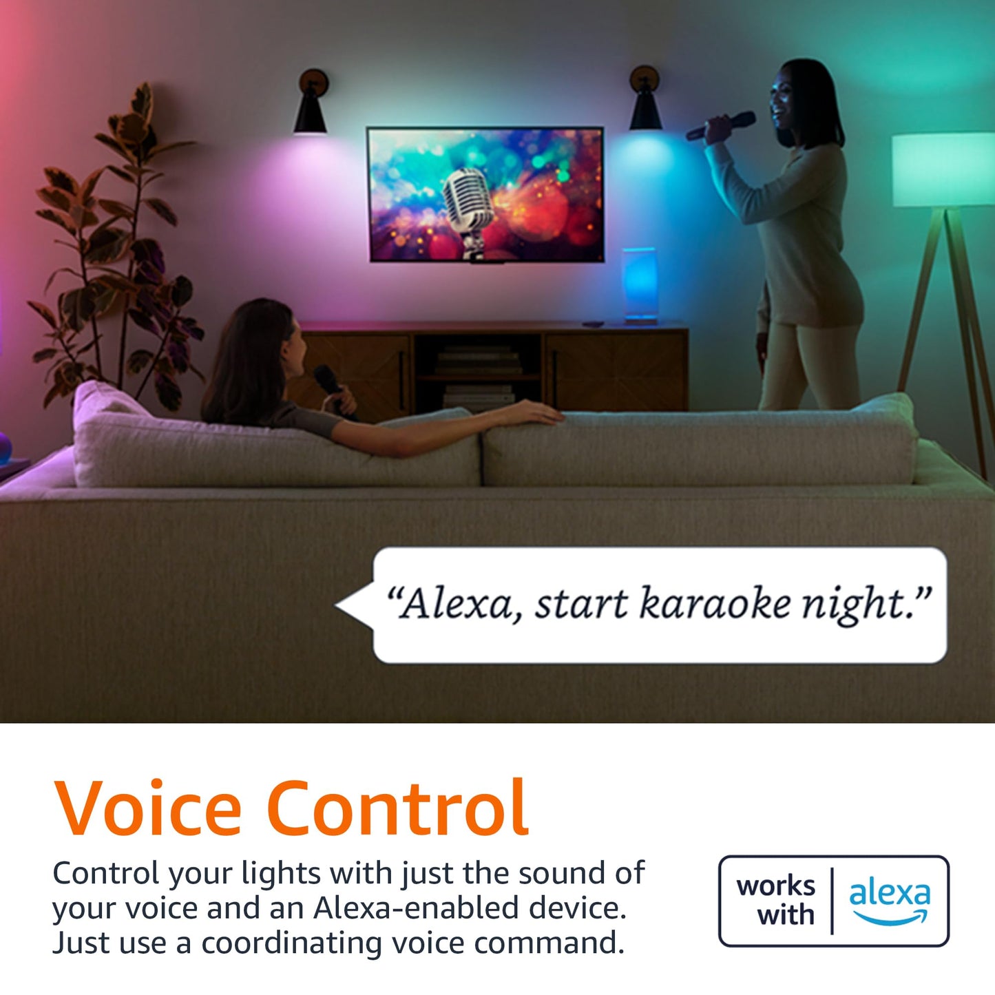 large online retailer Basics Smart A19 Led Light Bulb  Color Changing  9W (60W Equivalent)  800Lm  Works With Alexa Only  2.4 Ghz Wi-Fi  No Hub Required  4 Pack