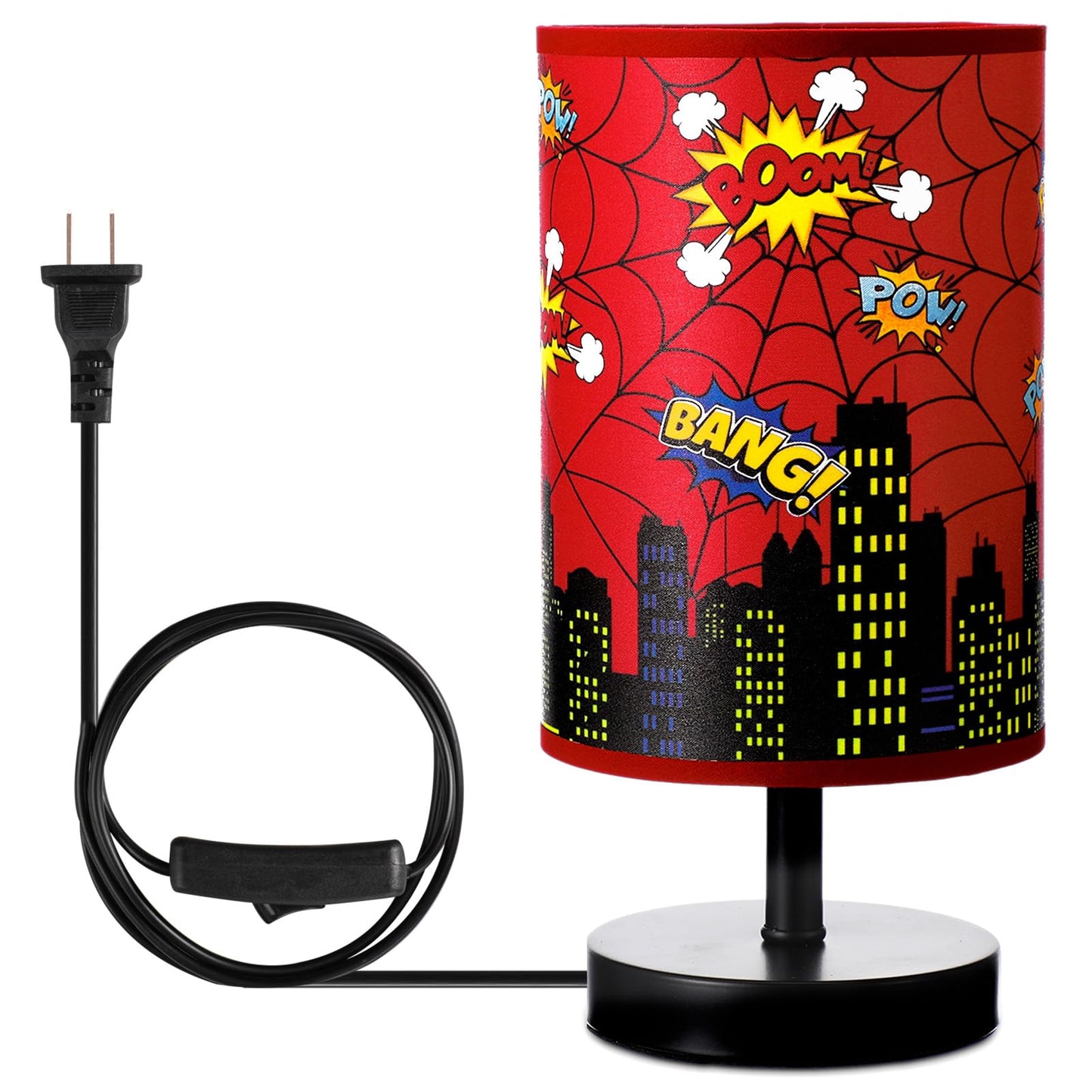 Glooglitter City Table Lamp 3 Colors Dimmable Lights 9.72 x 5.12 Inch Night Light Skyscraper Building Bedside Lamps Decoration f