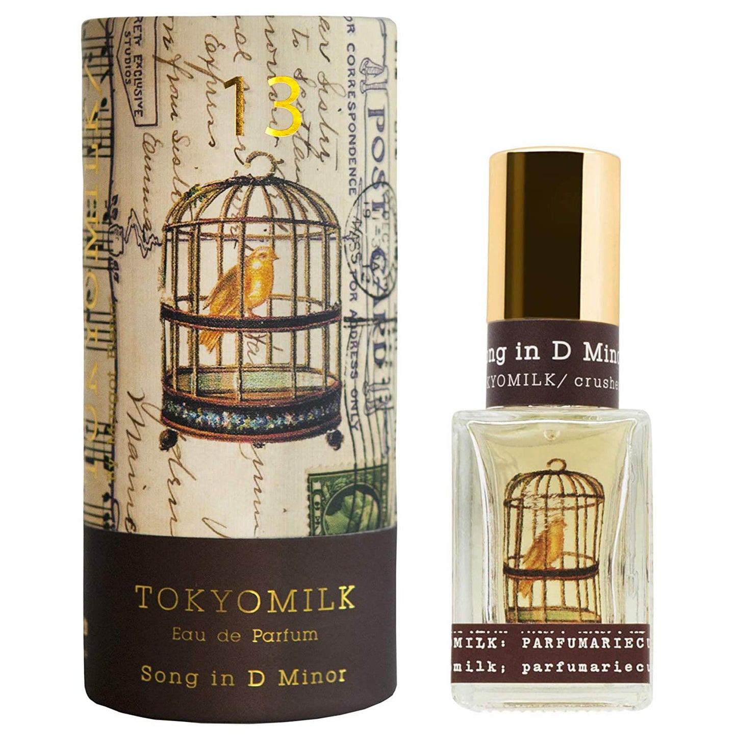 TOKYOMILK Song in D Minor Eau de Parfum, 1 fl. oz, 29.5 ml - White Orchid, Orange Flower, Gardenia & Amber - A Complex Melody, W