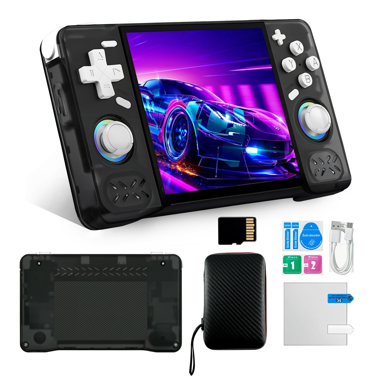 TYHDGHJ Upgrade XF40H Retro Handheld Game Console with 64g Built-in 18000+ Classic Games for Boys and Men - Video Gaming Emulator Console