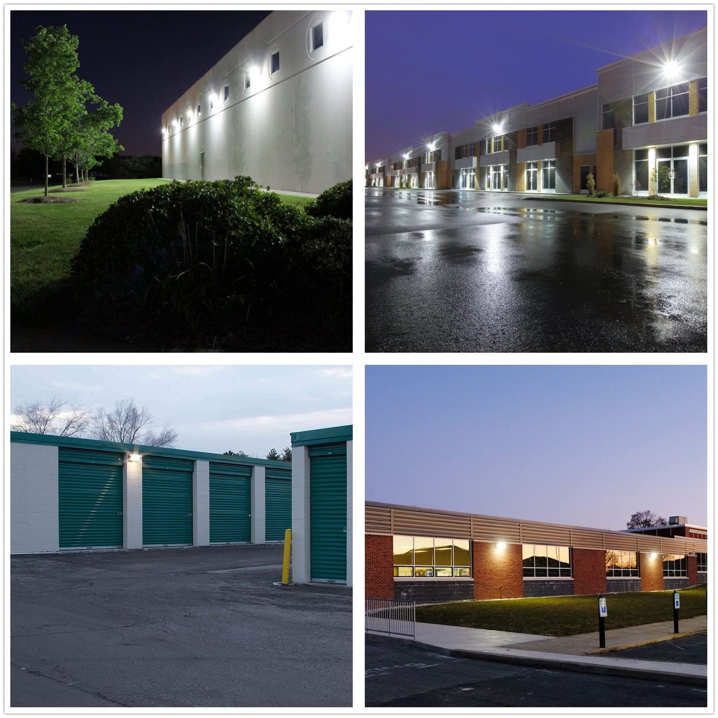 Paktonvo 100W Led Wall Pack Dusk To Dawn  13000Lm 5000K Daylight Commercial Security Lighting 400-600W Mh Equivalent  100-277V Etl Certified Outdoor Led Wall Pack Light For Parking Lot Doorway House