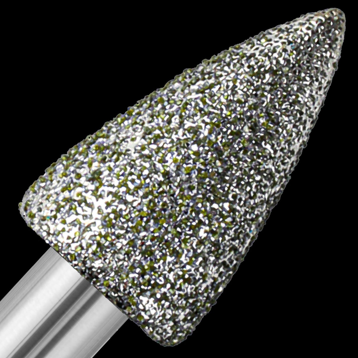20Pcs 120-Grit Diamond Grinder Bit 1/8" Shank Compatible with Dremel Rotary Tool Attachment Accessories Grinding Burrs for Stone Glass Resin Porcelain Ceramic Quartz Glaze Steel Carve Engrave Polish