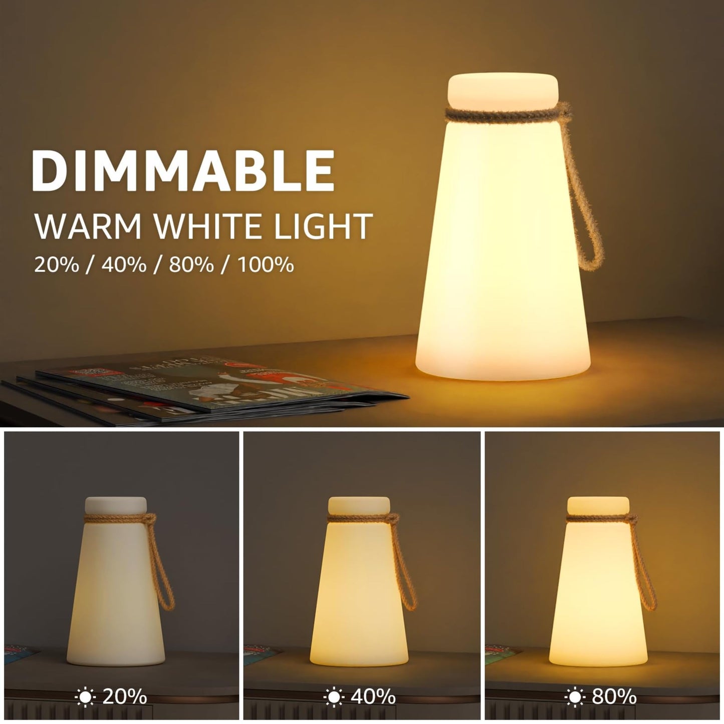 Portable Outdoor Table Lamp  Cordless Rechargeable Outdoor Table Lanterns Rgb Led Lights With Remote  Ip44 Water-Resistant Battery Operated Hanging Lamp For Patio Garden Camping Dining Room