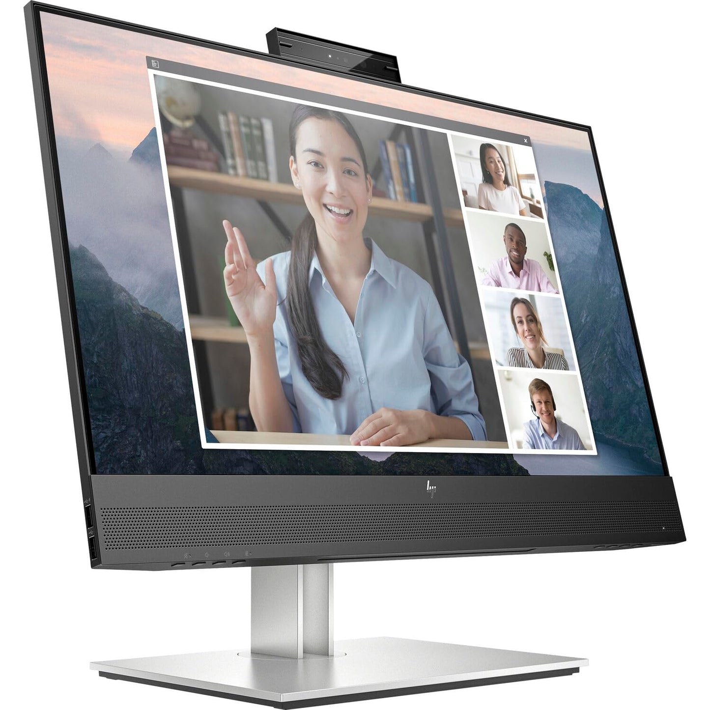 Hp 24 Fhd Ips Monitor With 5Ms Response Time, Anti Glare, Flicker Free, Built-In Speakers, Displayport, Hdmi & Dockztorm Usb Por