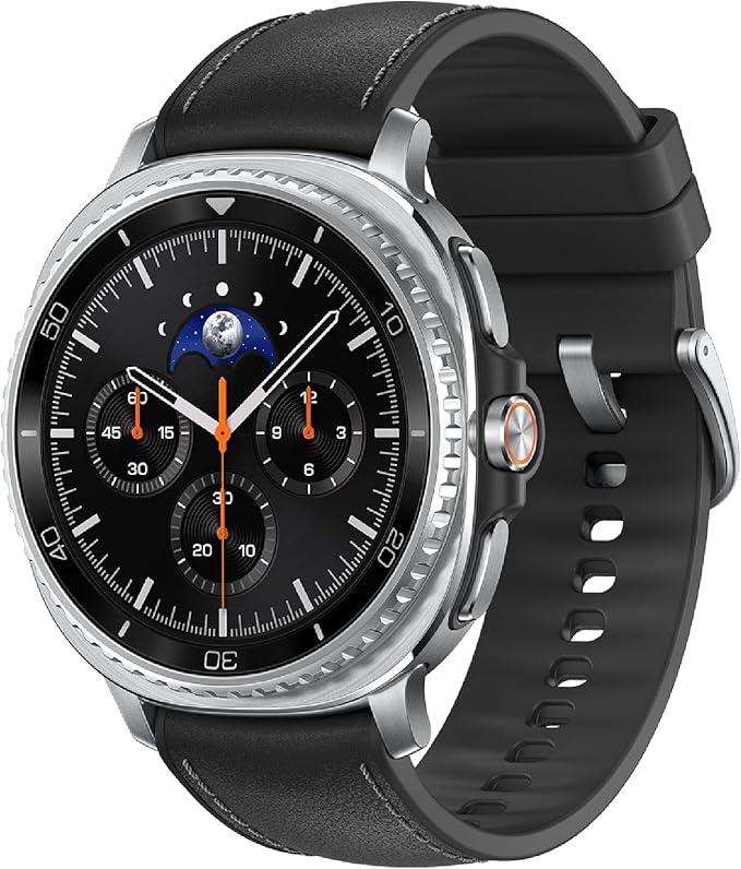 Samsung Galaxy Watch 8 Classic (2025) 46mm LTE Smartwatch, Cushion Design, Rotating Bezel, Quick Button, Sleep Coaching, R...