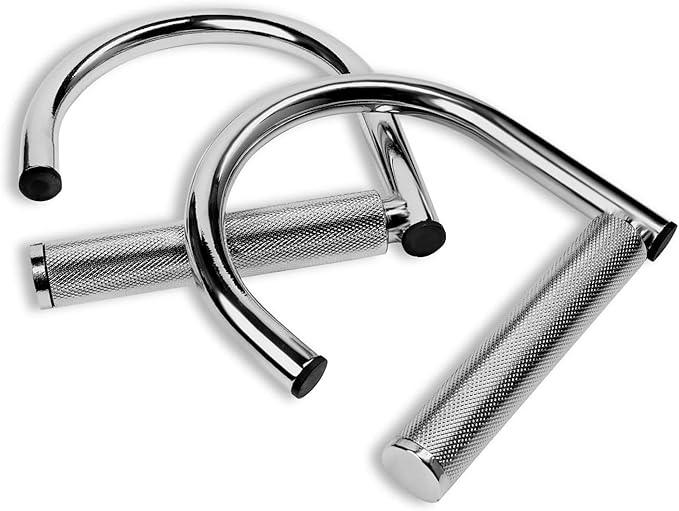 Yes4All 360 Rotation Metal Resistance Bands, Pull Up Handle with Extra-Gripped Knurled Surface, Heavy Duty Industrial Grad...