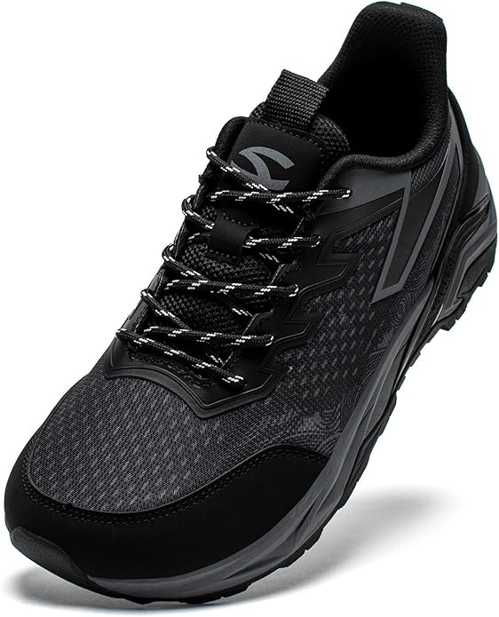 HOBIBEAR Men's Trail Hiking Shoes Wide Fit - Lightweight Low Top Breathable Sneakers for Walking, Trekking & Outdoor Adven...