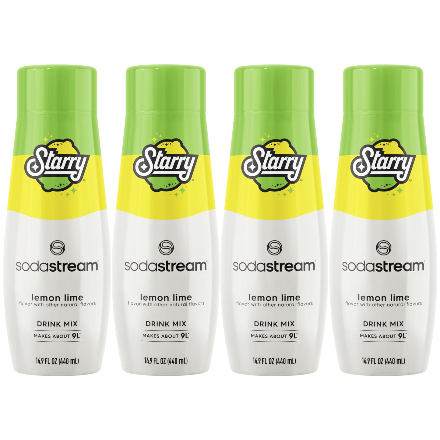 SodaStream Starry Beverage Mix (440ml, Pack of 4)