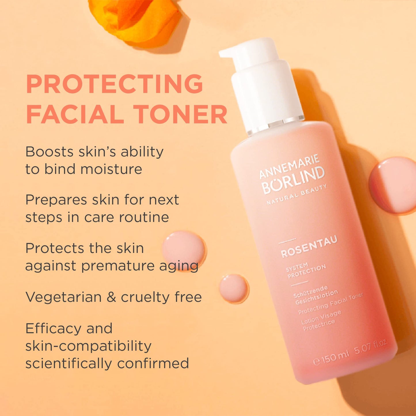 AnneMarie Borlind Protecting Facial Toner, 150 ML