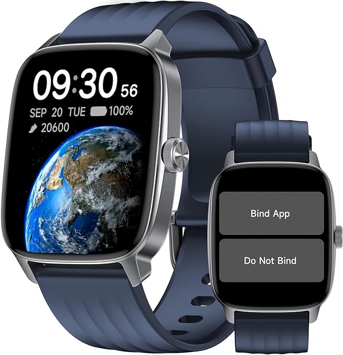 DAVIKO Pedometer Watch Senior Friendly No App/Phone Required, Waterproof Fitness Tracker Watch with Step Counter Calories/...