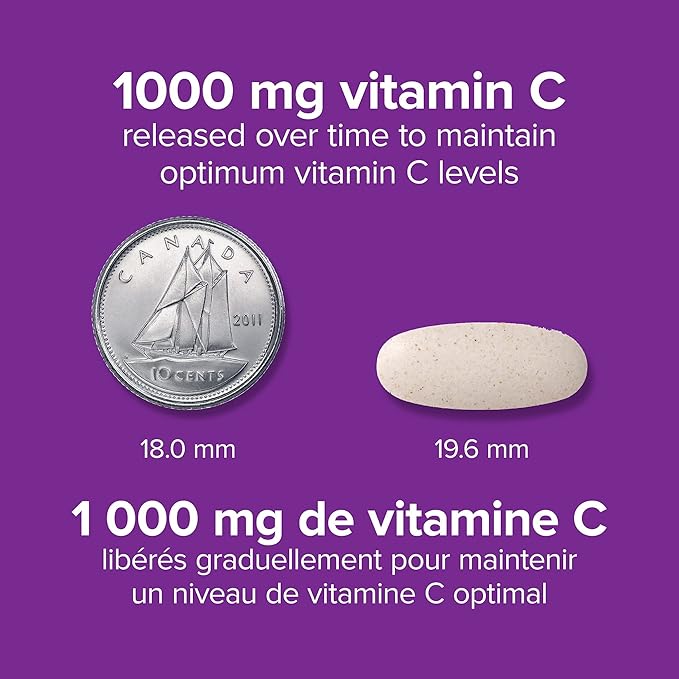 Webber Naturals Vitamin C Timed Release 1,000 mg, 60 Tablets