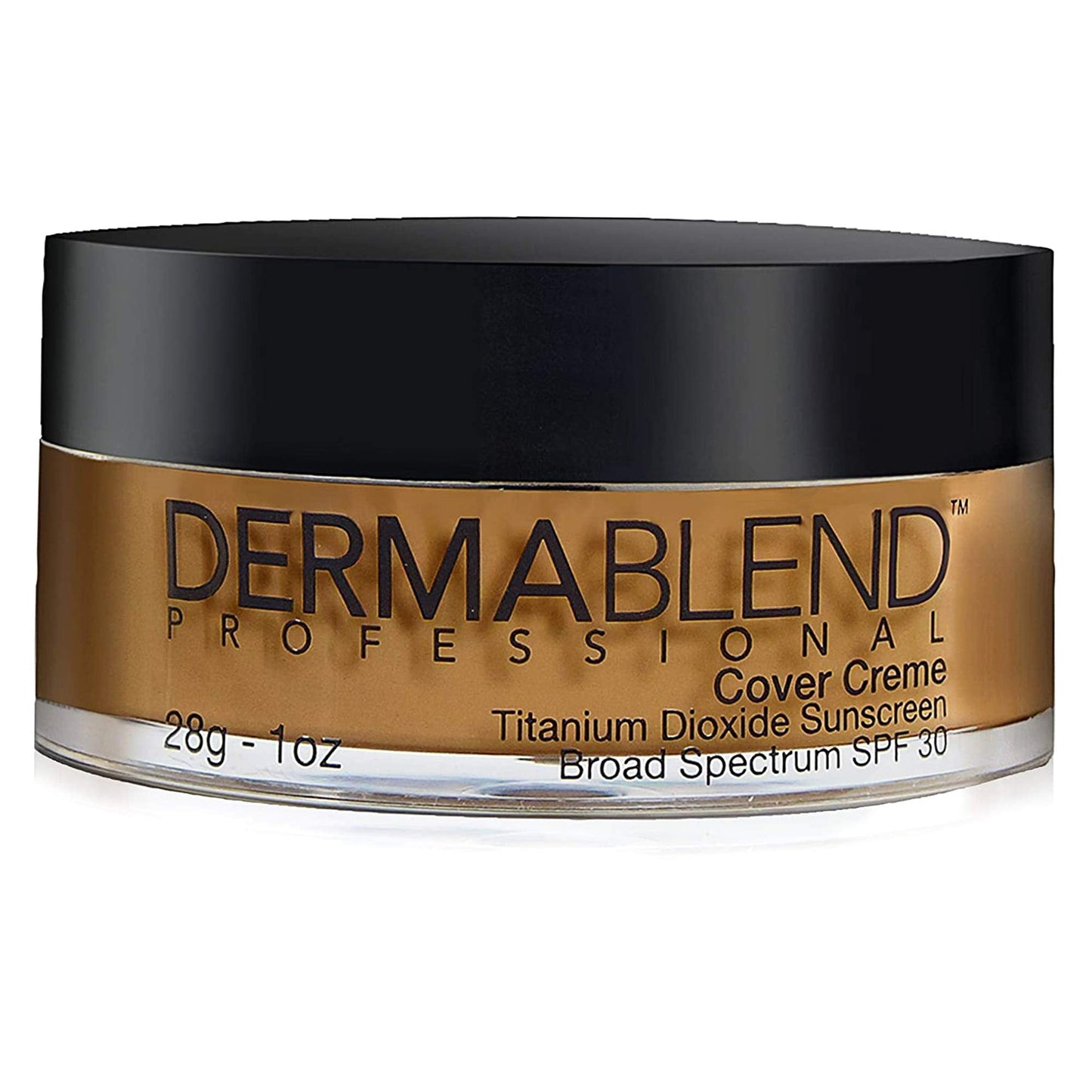 Dermablend Cover Creme High Coverage Foundation with SPF 30, 60N Caf   Brown, 1 Oz.
