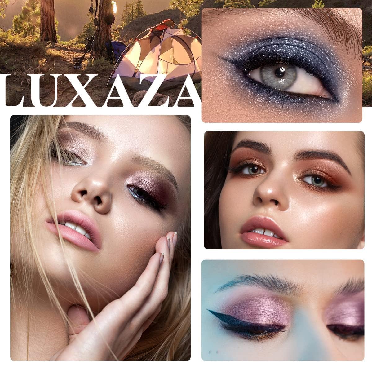 LUXAZA 6PCS Eyeshadow Stick Makeup Sets, Shimmer,Eye Brightener Stick,Long Lasting Matte and Metallic Eyeshadow Pencil Crayon, A