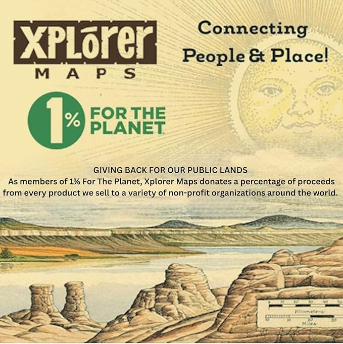 Glacier National Park Map Cardboard Jigsaw Puzzle - 1000 Pieces, Hand-Illustrated - Educational, Family Activity, Ages 7+, Includes Poster - 25.4 x 19.8