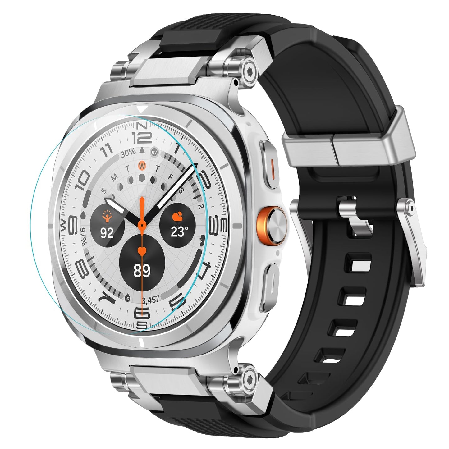 Amband For Samsung Galaxy Watch Ultra (2024) Bands For Men, Stylish Strap With 316L Stainless Steel Lug For Galaxy Watch7 Ultra