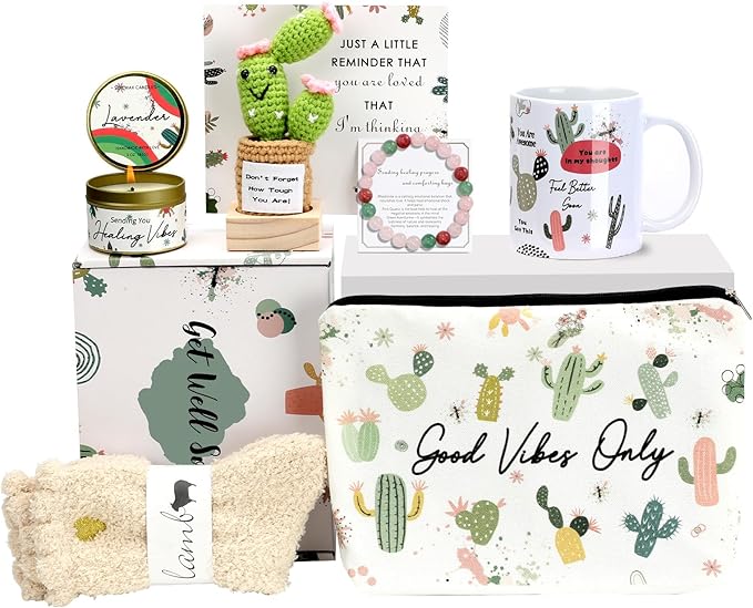 Get-Well Gifts for Women after Surgery - Thinking of you Gifts for Sick Person Surgery Recovery - Feel Better Care Package...