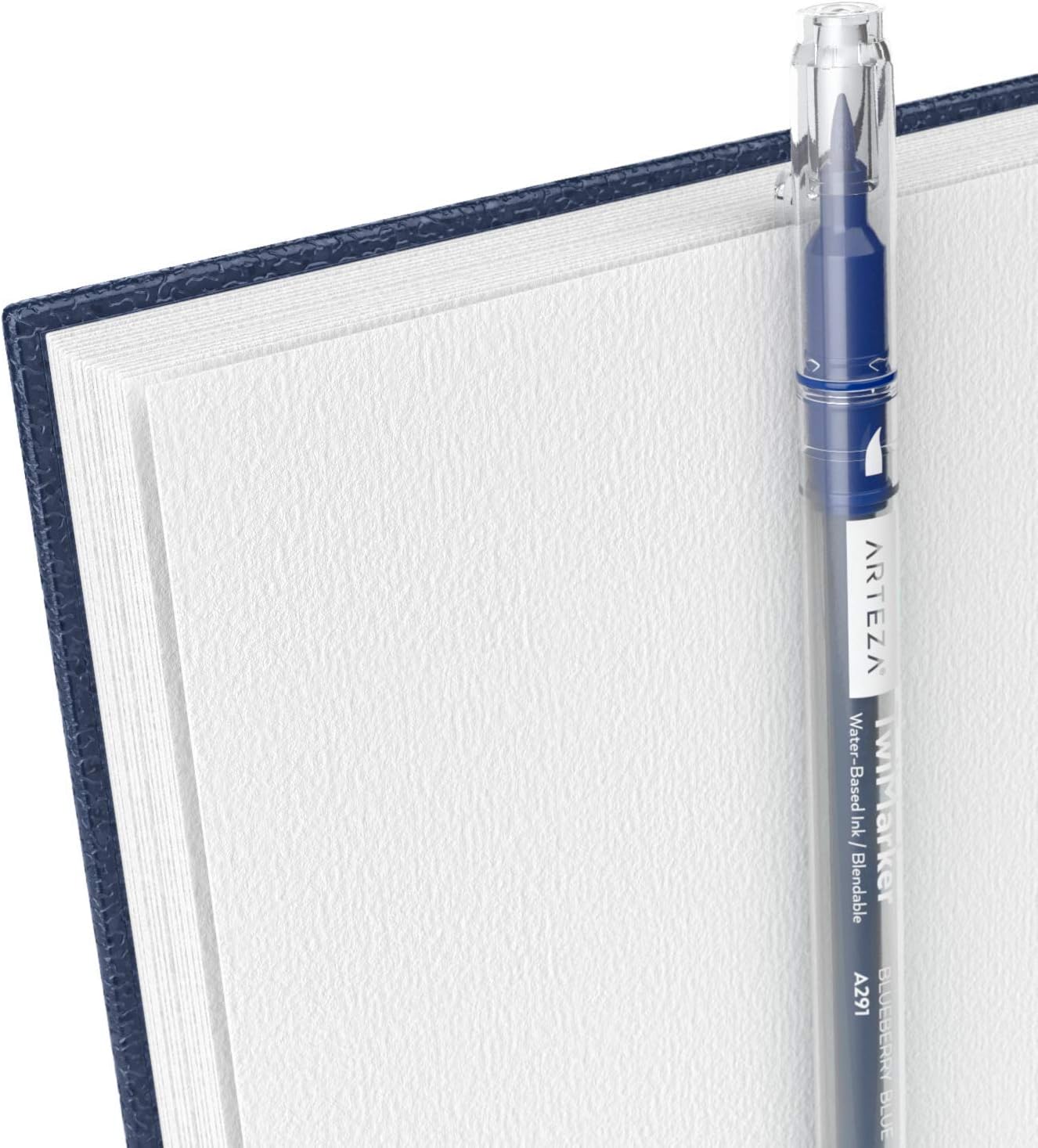 ARTEZA ARTZ-9156 Watercolor-Paper, 9x12-inch-2 Pack, Blue 2 Count
