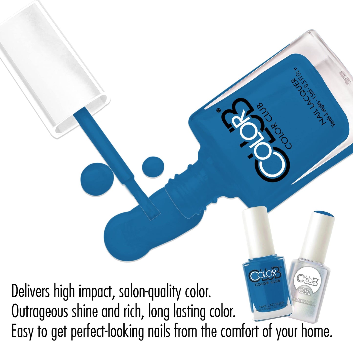 Color Club Chelsea Girl Color Club Gel + Lacquer Duo Includes 1 Each Of 05geln14 and 05an14, 0.5 fluid_ounces