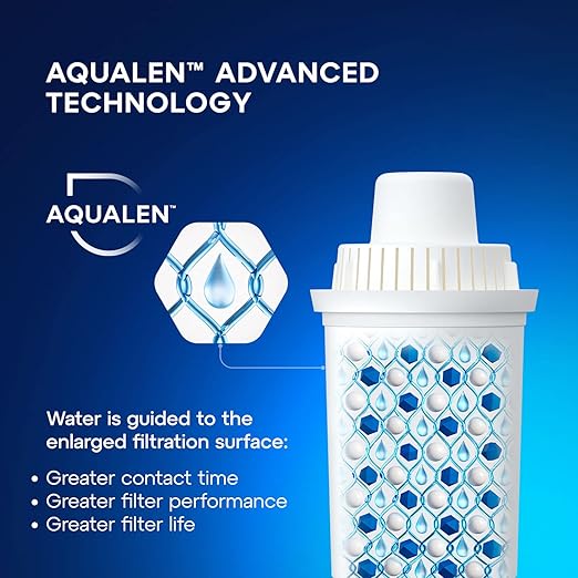 AQUAPHOR Opal 12 Cup Premium Water Filter Pitcher Black, includes 1 x B15 Filter. Countertop Design, with Easy Fill flip top lid, Reduces limescale & Chlorine