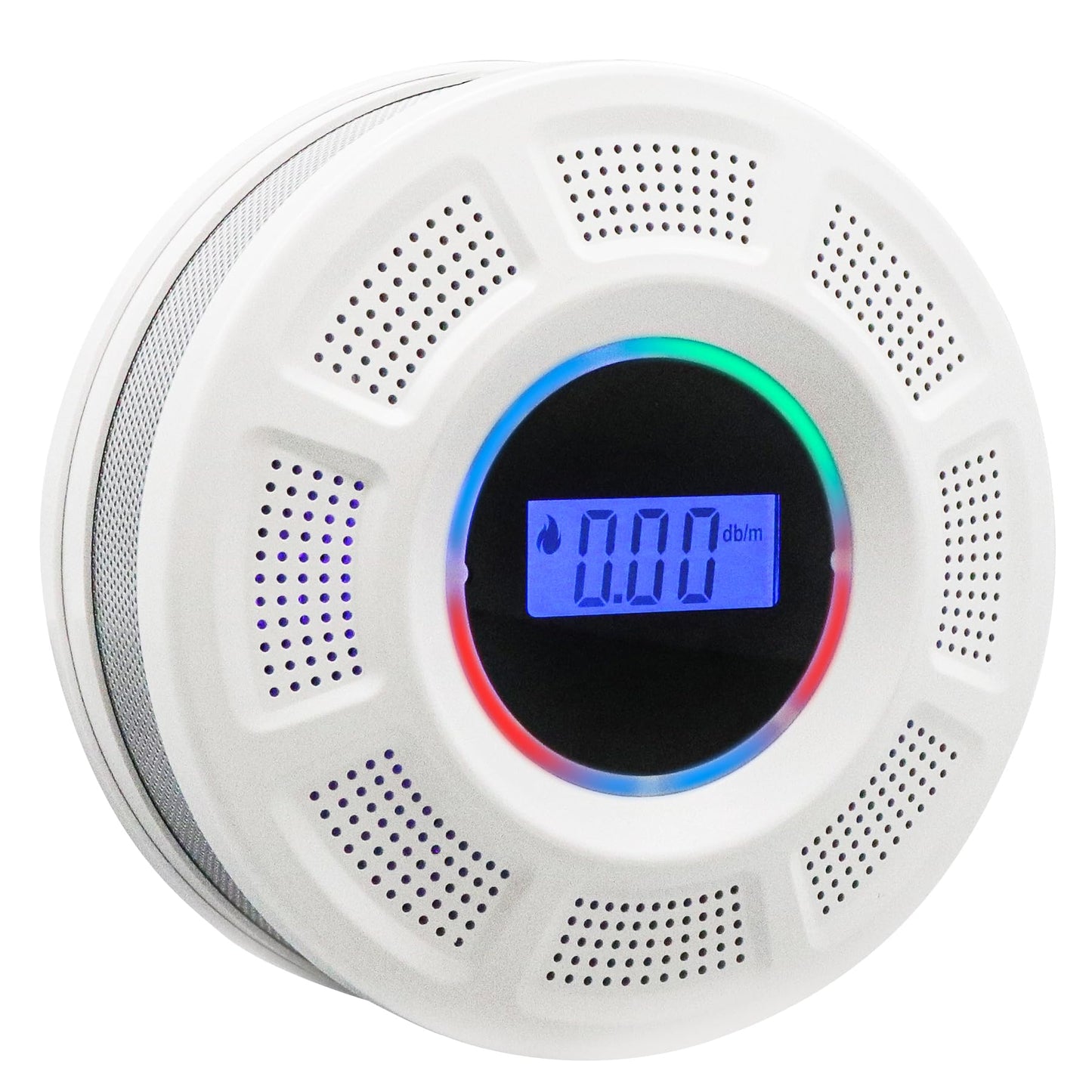 Smoke and Carbon Monoxide Detector, 2-in-1 Photoelectric Carbon Monoxide Detectors Smoke Alarm with LED Indicator, Easy Installation for Home, Bedroom, RV, Garage (1 Pack)