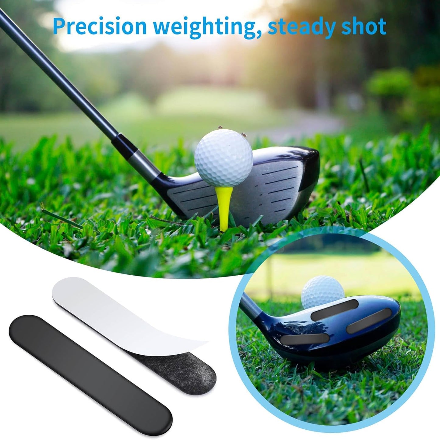 30PCS Lead Tapes, 3g High Adhesive Lead Tape for Pickleballs,Tennis, Golf Clubs, Adjust The Paddle Weighted Lead Tape and Add Swing Weight