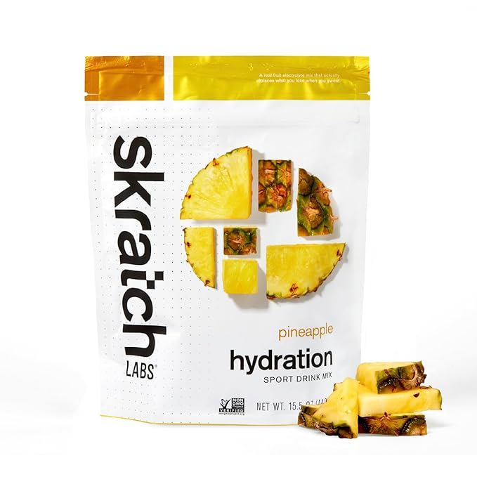 Skratch Labs Hydration Powder | Sport Drink Mix | Electrolytes Powder for Exercise, Endurance, and Performance | Pineapple...