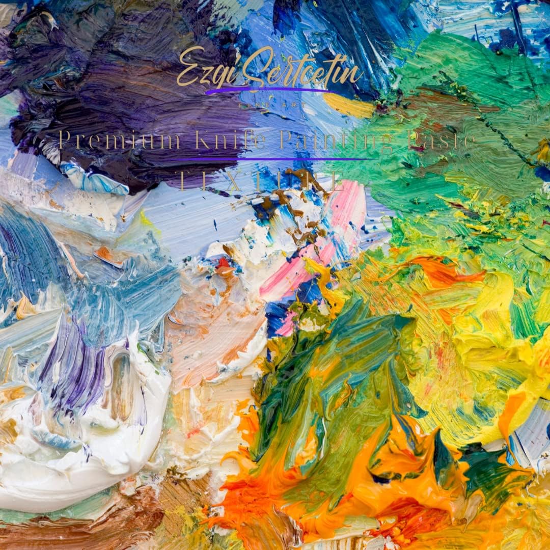 Premium Palette Knife Painting Paste|Texture Paste|Authentic Bright Colors|Ready to Use|Easy to Apply| 6oz (Choco Milk)