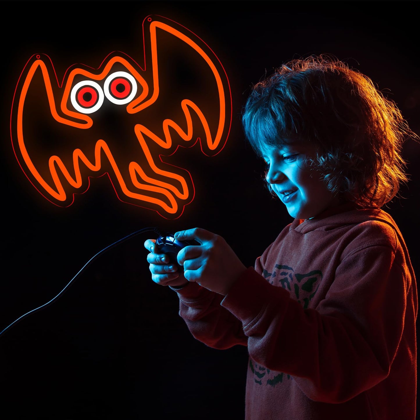 Qbanziou Mothman Neon Signs For Wall Decor