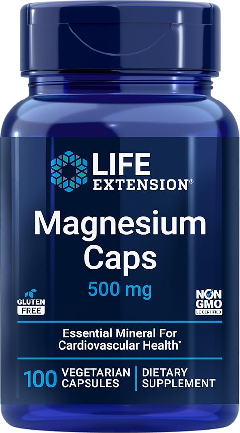 Life Extension Vitamin C & Quercetin Plus Magnesium for Immune Support, Heart Health, Bones, Metabolism - 250 Tablets, 100 Capsules