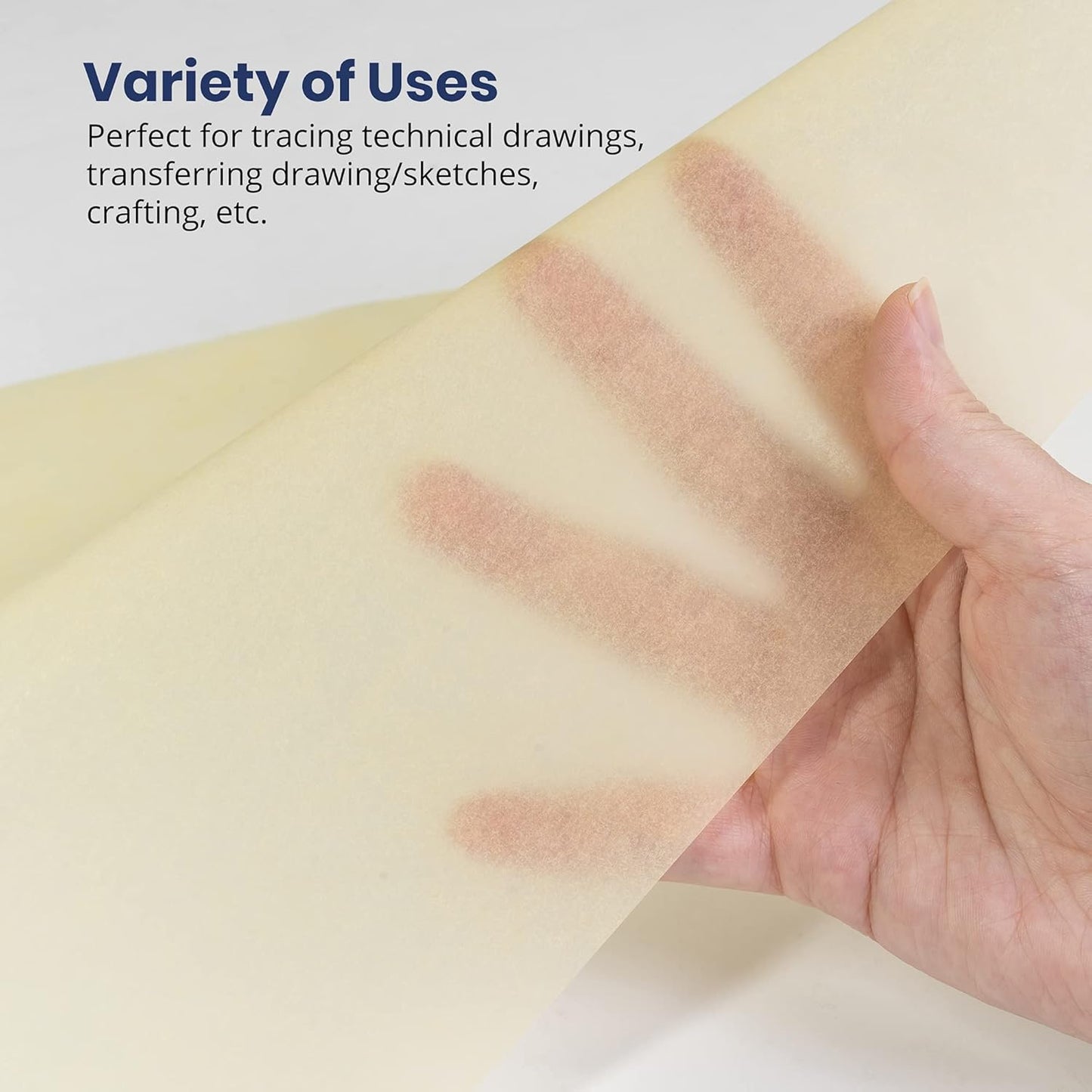 Pacific Arc Tracing Paper Roll, Yellow, 12 Inch x 20 Yard Roll
