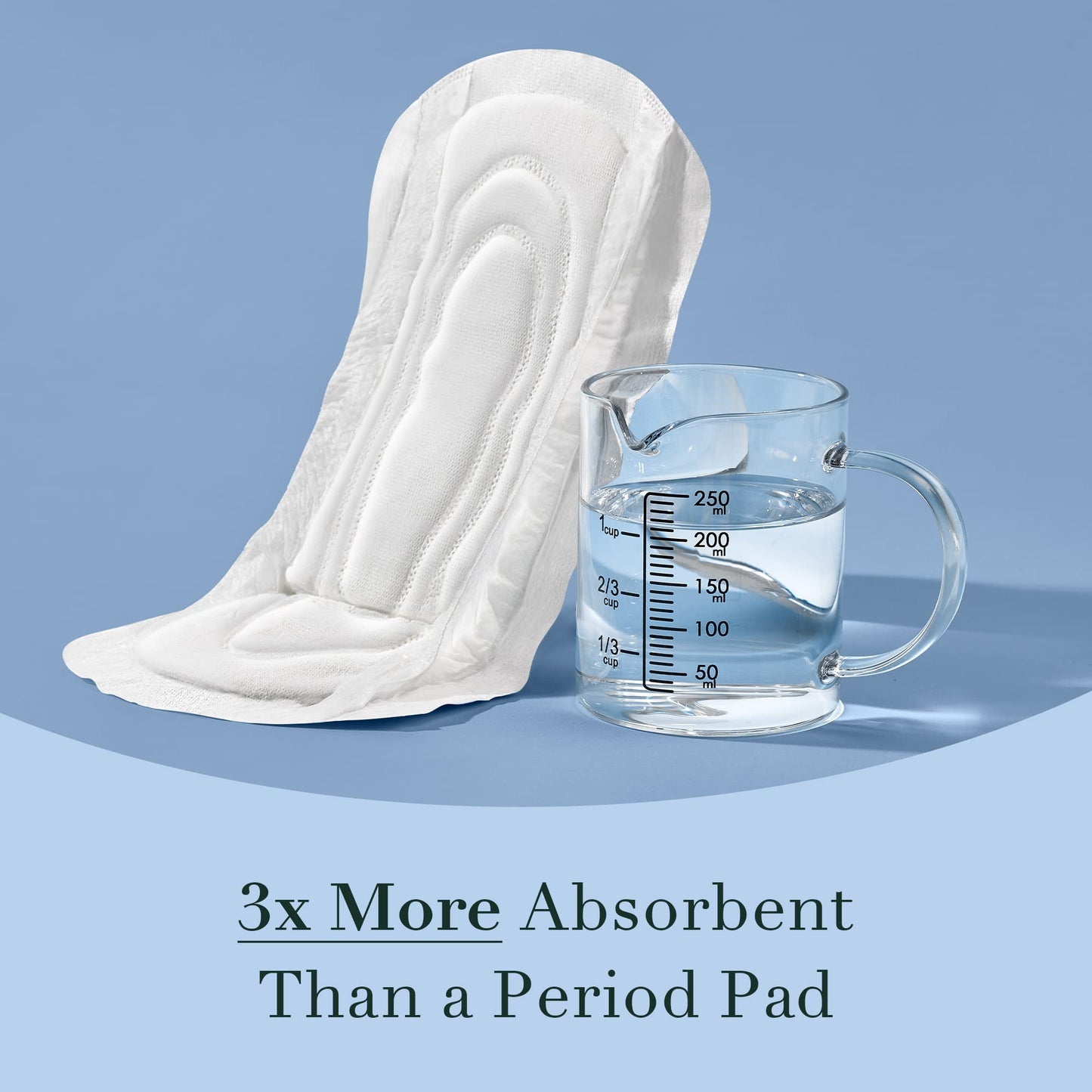 Rael Incontinence Pads for Women, Organic Cotton Cover, Postpartum Essential, Heavy Absorbency, Bladder Control, 4-Layer Core with Leak Guard Technology, Long Length (Moderate, 30 Count)
