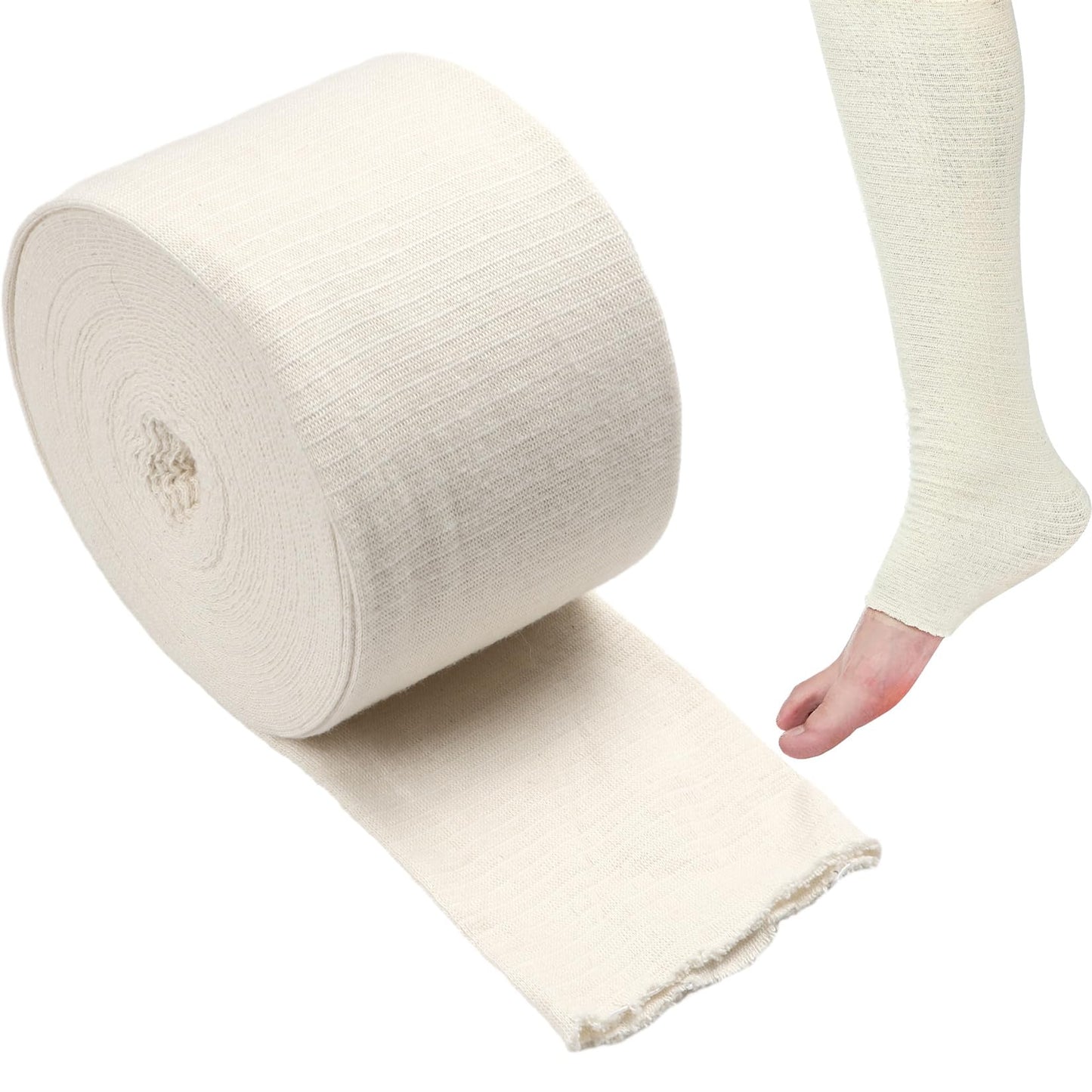 Tubular Bandages Elastic Support Bandage Size D Washable Compression Bandage Compression Wrap Roll for Arms Lower Legs 3in X 26ft