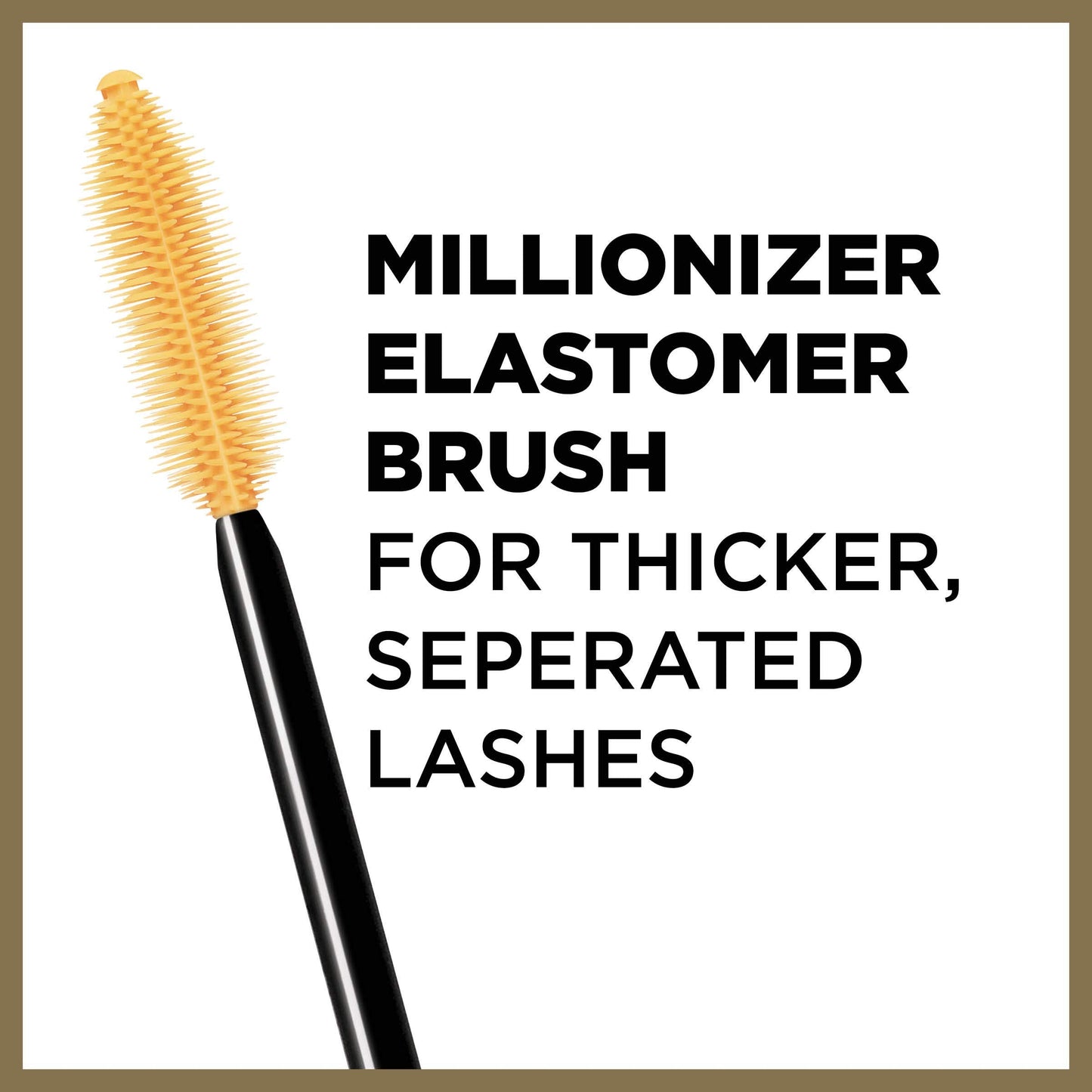 LOreal Paris Makeup Voluminous Million Lashes Mascara, Volumizing Collagen Infused Eye Makeup, Amplifying Mascara Brush, Washabl