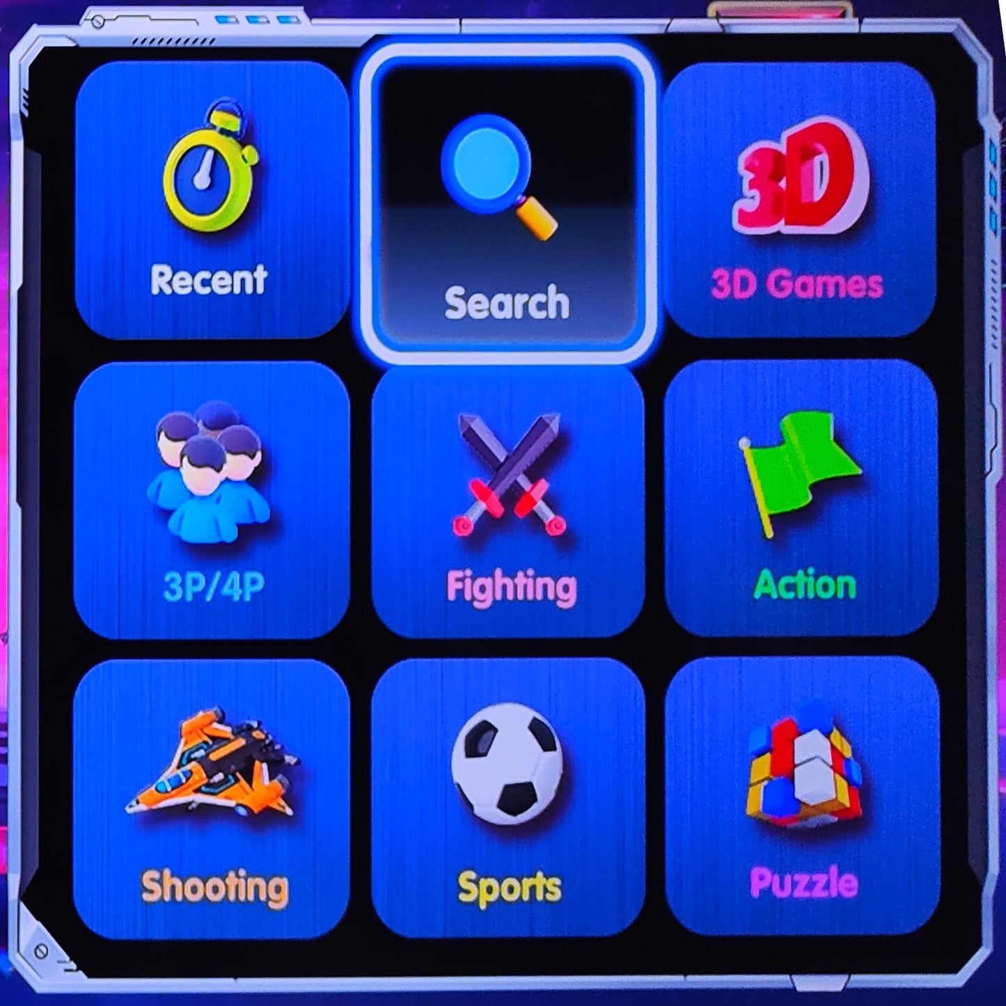 RegiisJoy 30000 in 1 Pandora's Box 70S Arcade Game Console Retro Game Machine for PC & Projector & TV, 2-4 Players, 1280X720, 3D Games, Search/Hide/Save/Load/Pause Games, Favorite List