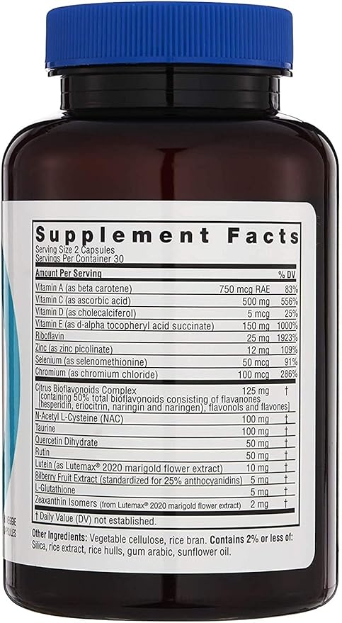 Twinlab Ocuguard Plus - Eye Supplement with Zinc, Vitamin A, C & D - 60 Veggie Capsules