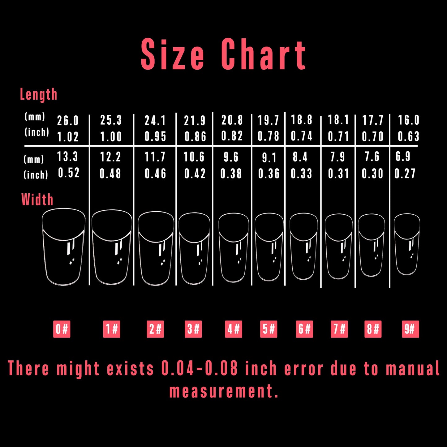 NOVO OVO 500 pcs Hawk Curved Transparent Clear Cystal Extra Super Extreme Deep Curve Half Cover Short Square Tapered Eagle Claw