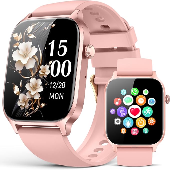 Smart Watches for Women Men, Fitness Tracker Watch with 110 Sports Modes, Step Counter/Sleep Monitor/Pedometer, IP68 Water...