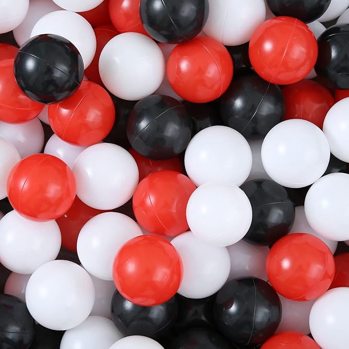 GUESVOT Ball Pit Balls Plastic Balls for Ball Pit Phathalate Free BPA Free Plastic Balls 100pcs 2.2" Set for Toddlers for ...