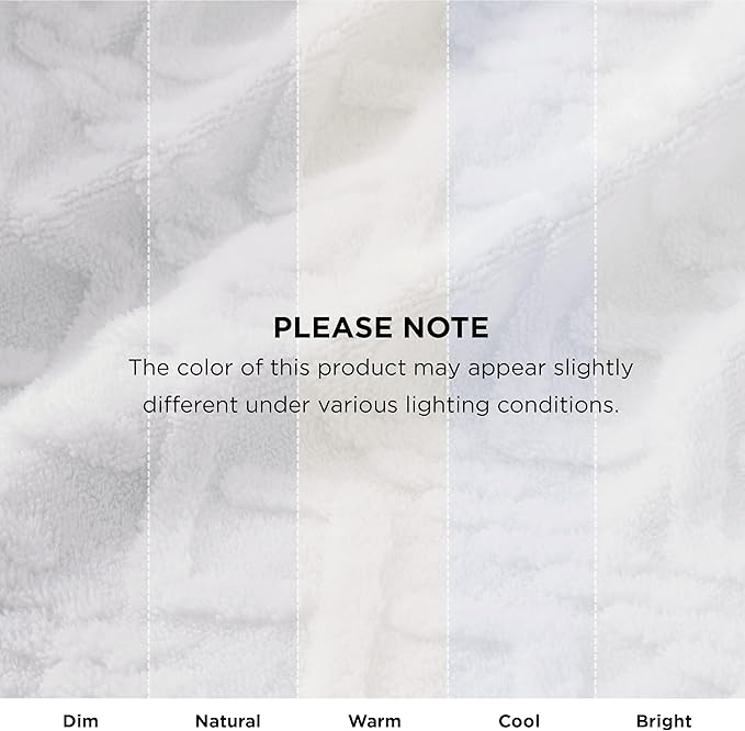 Bedsure Sherpa King Size Blanket for Bed- GentleSoft Fleece Fluffy & Cozy Cable Jacquard Tufted for Women Gift, Thick and Warm Blankets for Winter, White, 108x90 Inches