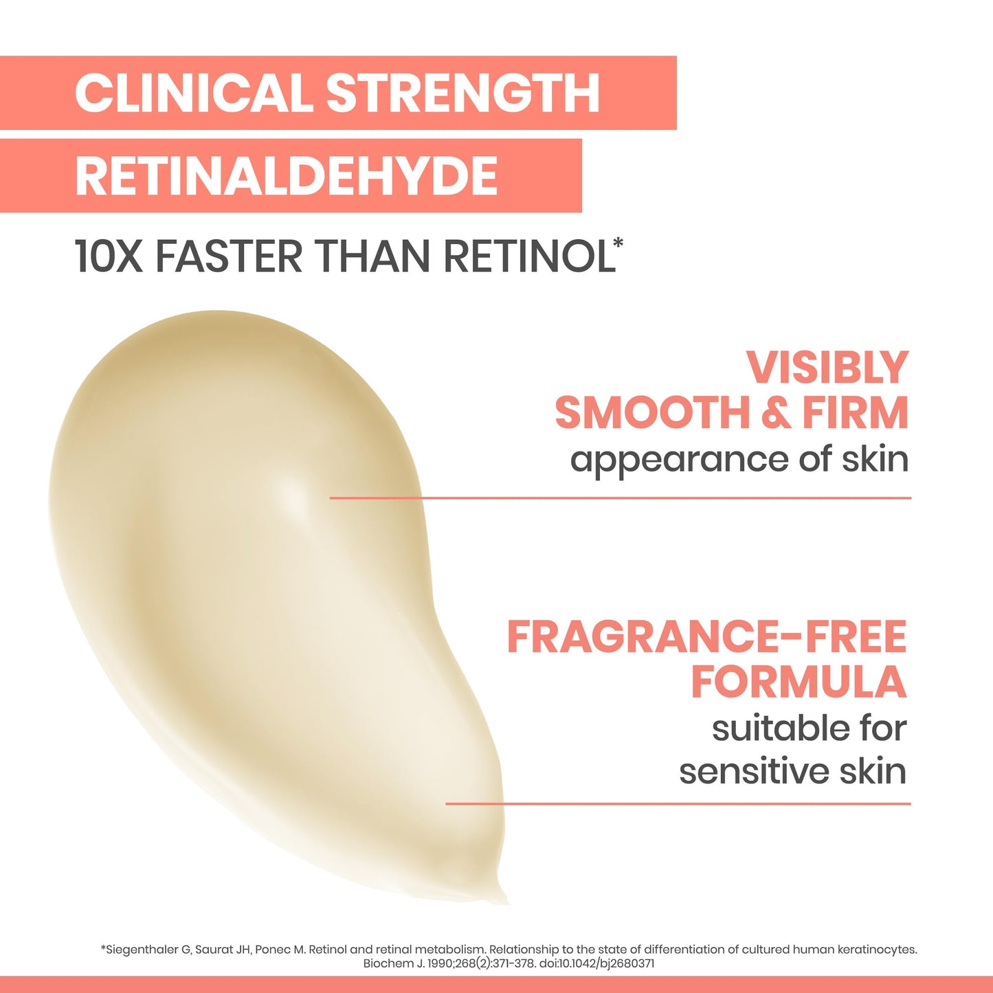 Avne Retrinal 0.1% Intensive Multi-Corrective Cream, Retinal Face Cream Formulated with Retinaldehyde, Niacinamide & Hyaluronic