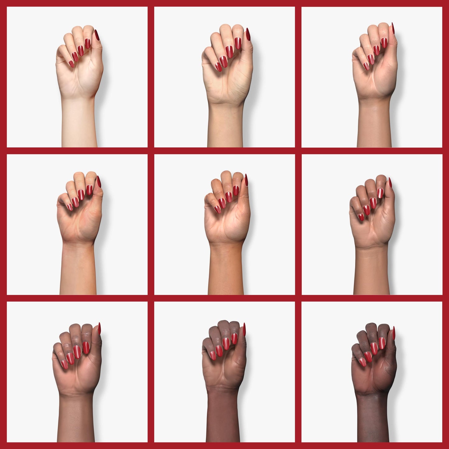 Karma Organic Non-Allergenic Nail Polish bridal cuticle Nailpolish bottle for women (RED AND EVEN)