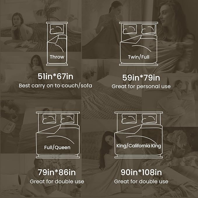 Elegear Revolutionary Cooling Blanket, Absorbs Heat to Keep Body Cool for Night Sweats, Double Sided Arc-Chill3.0 Cooling Fiber Q-Max>0.5, Lightweight Summer Cold Blankets for Sleeping 79" x 86"