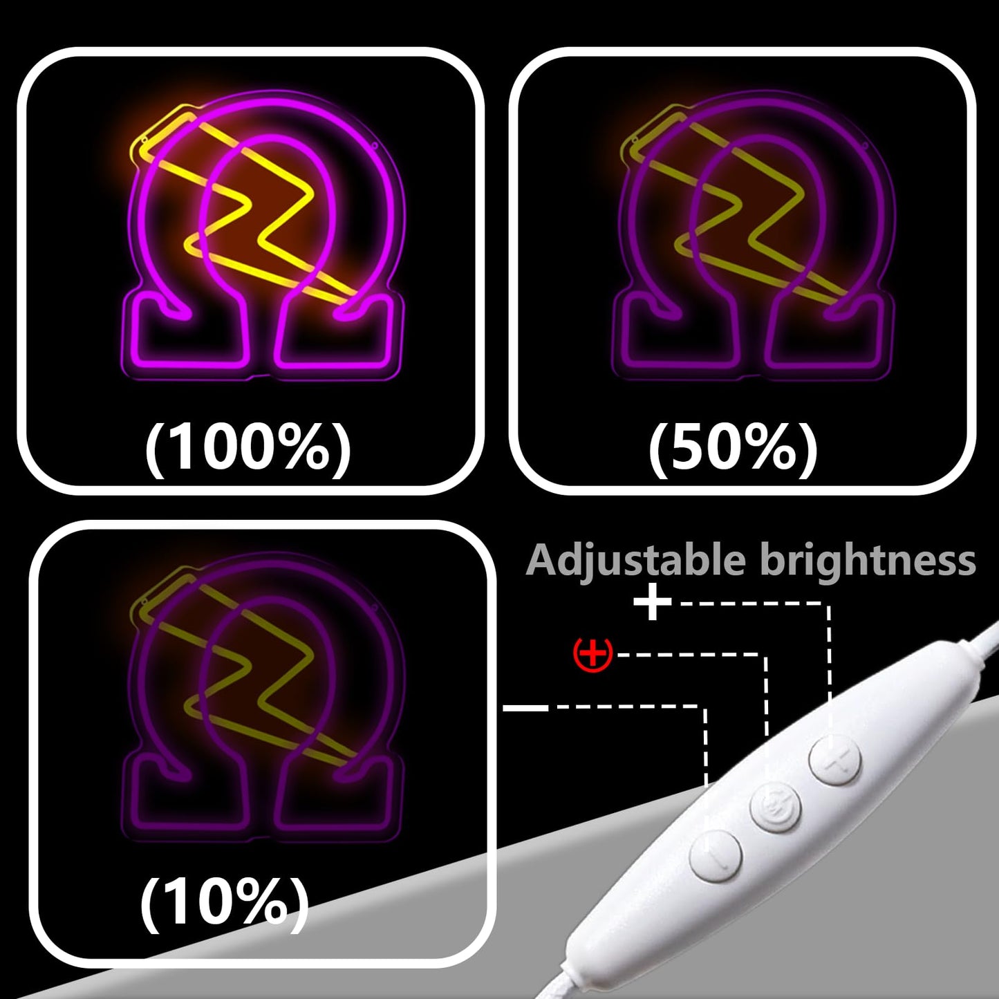 Tiabuy Psi Phi Fraternity Neon Signs For Wall Decor Omega Neon Lights With Dimmer Switch  Usb Power Led Neon Lights For Birthday Gfits  Party Decor  Usb Power Sorority Gifts