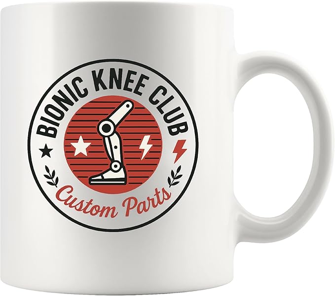 Bionic Knee Club Custom Parts Knee Surgery Recovery Gifts For Patients From Doctor Nurse Replacement Get Well Soon Gifts O...