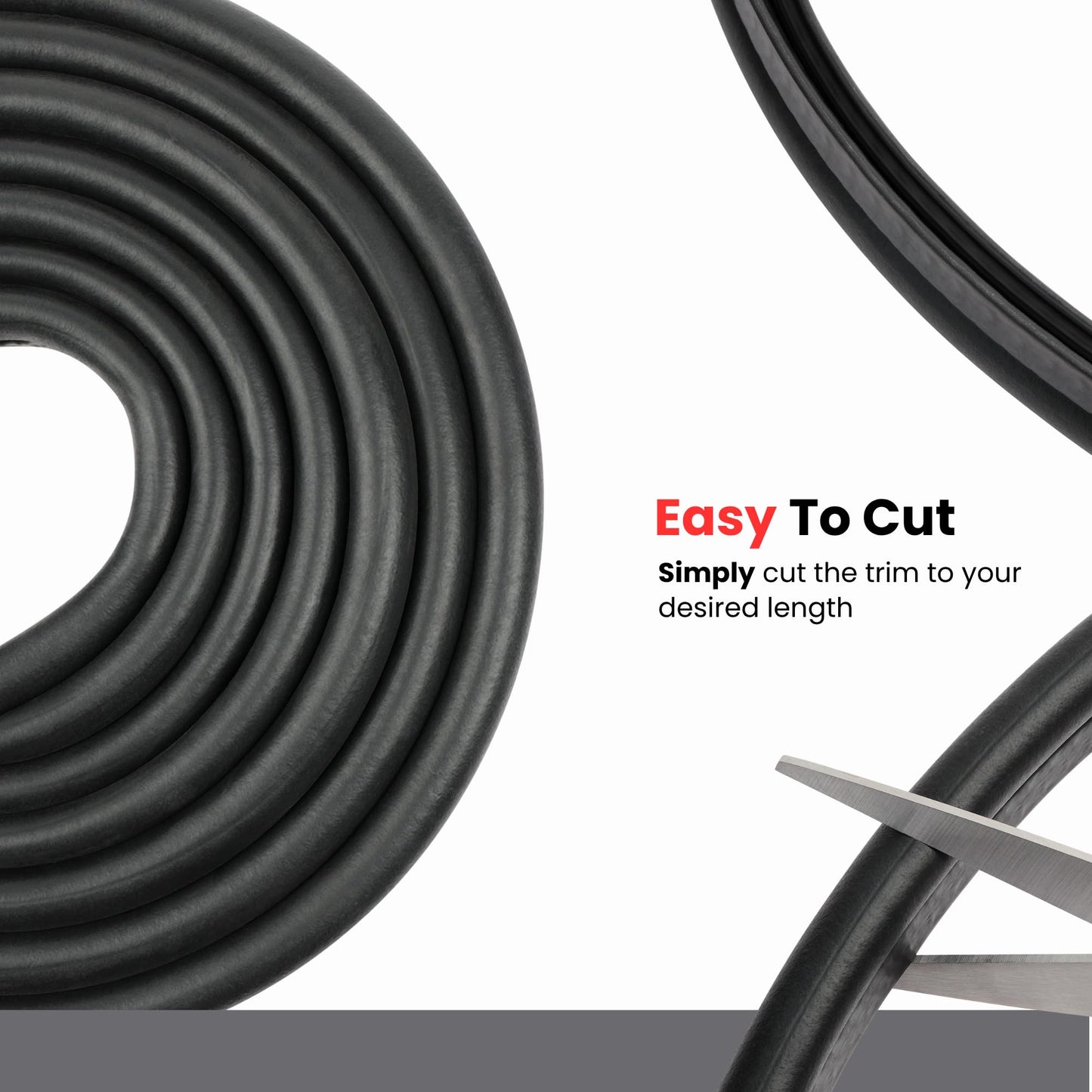 Vertical Bulb Trim Seal Bulb Diameter: 0.55 Flange Size: 0.039 To 0.14 (13 Feet)