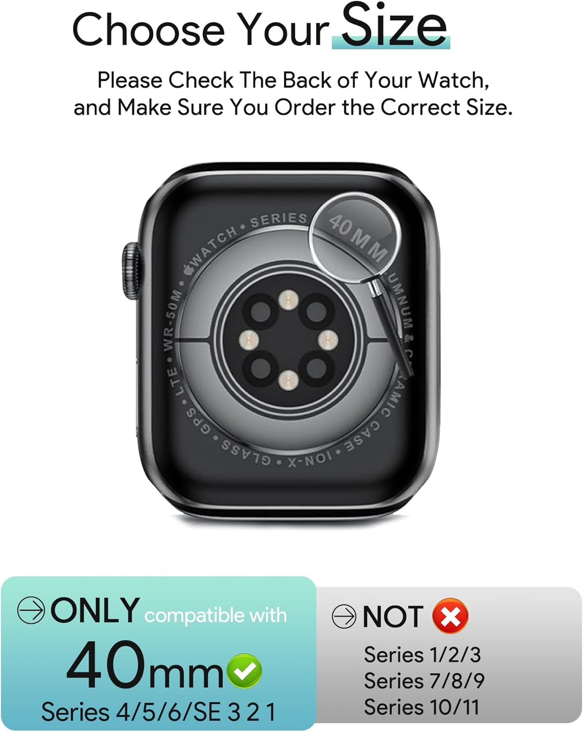 JR.DM 40mm 2 Pack Hard PC Case with HD Tempered Glass Screen Protector for Apple Watch Series 6/5/4/SE/SE2/SE3, Guard Bumper Full Protective Anti-Scratch Face Cover for iWatch, Starlight+ Clear