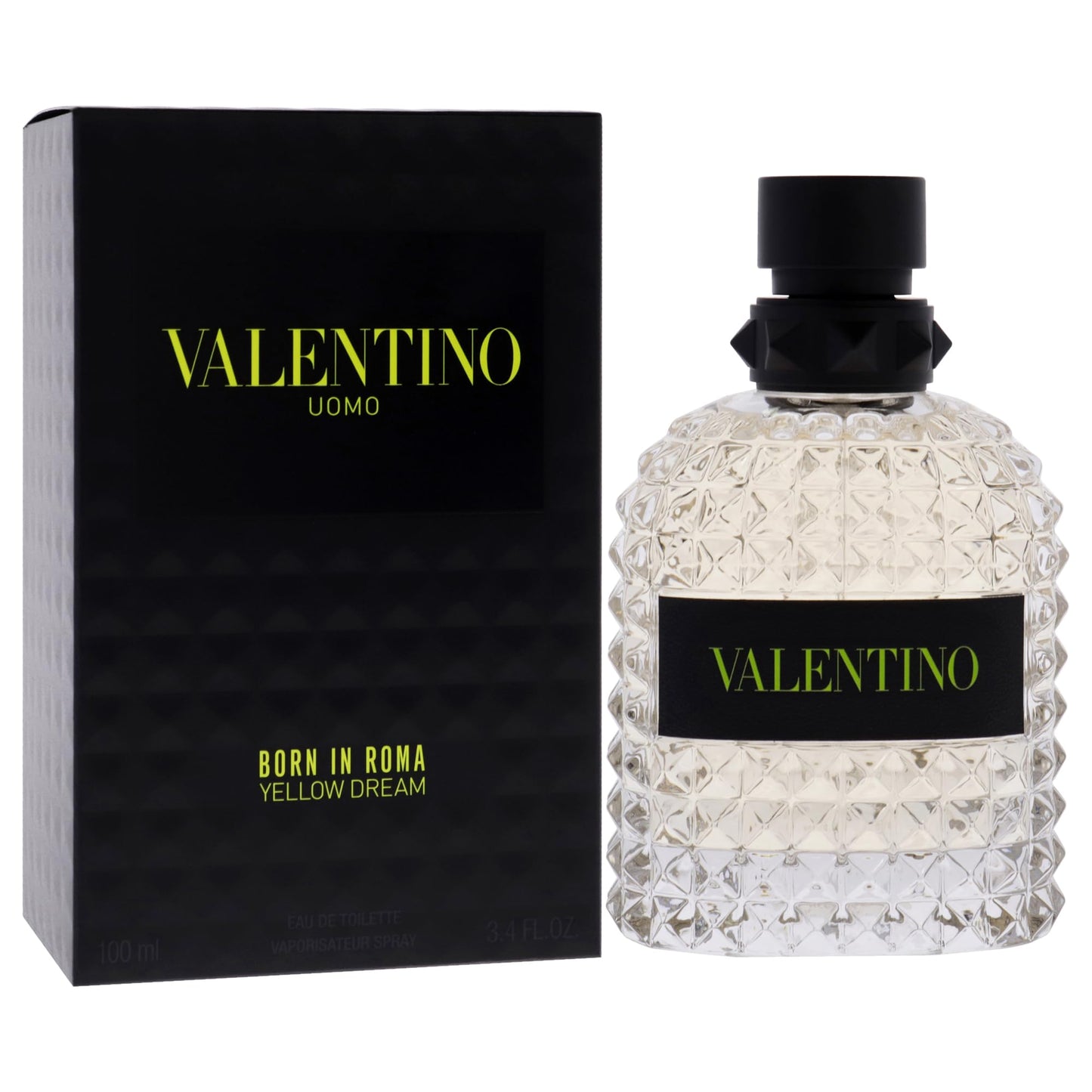 Valentino Uomo Born In Roma Yellow Dream for Men - 3.4 oz EDT Spray
