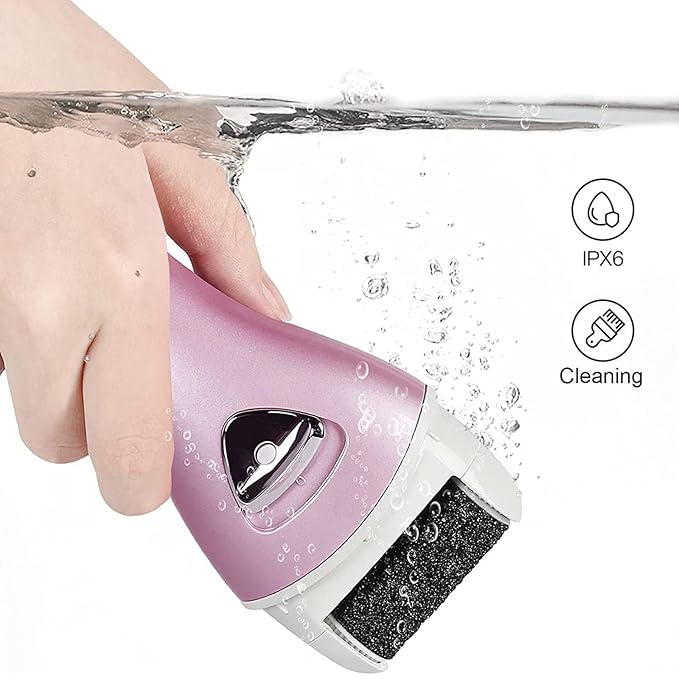 Electric Foot Callus Removers Rechargeable, Portable Electronic Foot File Pedicure Tools, Electric Callus Remover Foot Scrubber Kit, Professional Foot Care Ideal Gift for Dead, Hard Cracked Dry Skin