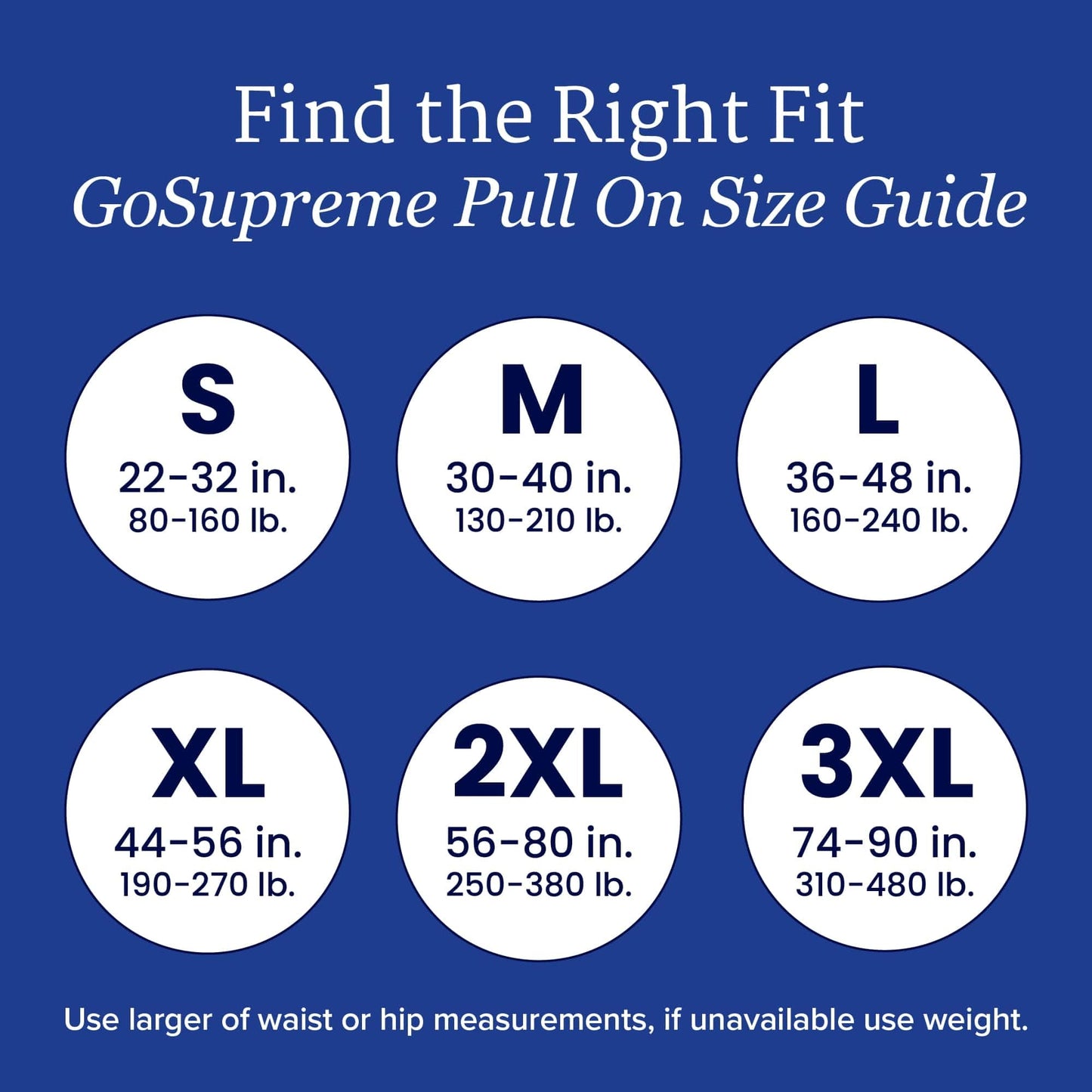 NorthShore GoSupreme Overnight Pull-On Underwear, 8-Hour Leak Protection, X-Large, 14-Count Bag, White, (44-56 in Waist), Unisex Adult Diapers