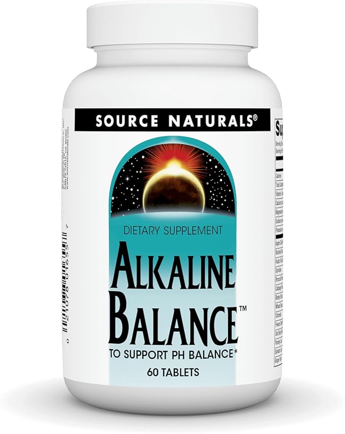 Source Naturals Alkaline Balance, to Support PH Balance*, 60 Tablets